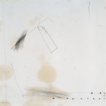 1000 Drawings, 1995-6, oil stains, drawing and collage on paper, 35X35 cm.