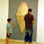 Large Remains, 1997-2000, modified plaster and pigments on wire mash and iron frame. National Maritime Museum, Haifa, 2001