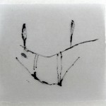 Boat carrying cypress trees, 2010, waxes paper, about 10X10 cm