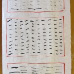 Counting to Ten, 2012,ink on notebook page