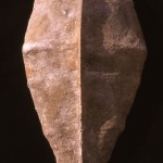Large Remains, 1997-2000, fragment, modified plaster and pigments on wire mash and iron frame, 170X90X42
