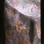 Large Remains, 1997-2000, fragment, modified plaster and pigments on wire mash and iron frame, 45X65X180
