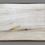 War Diary, 2006-8, aquarelle, engraving on wood, 24X17X2 cm